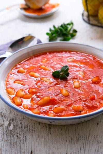 מרק עגבניות צרובות בתנור