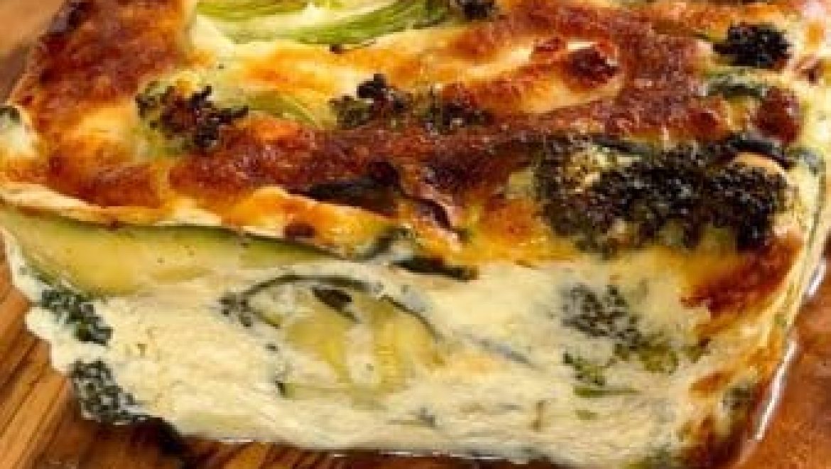 פשטידת ברוקולי ללא תחתית