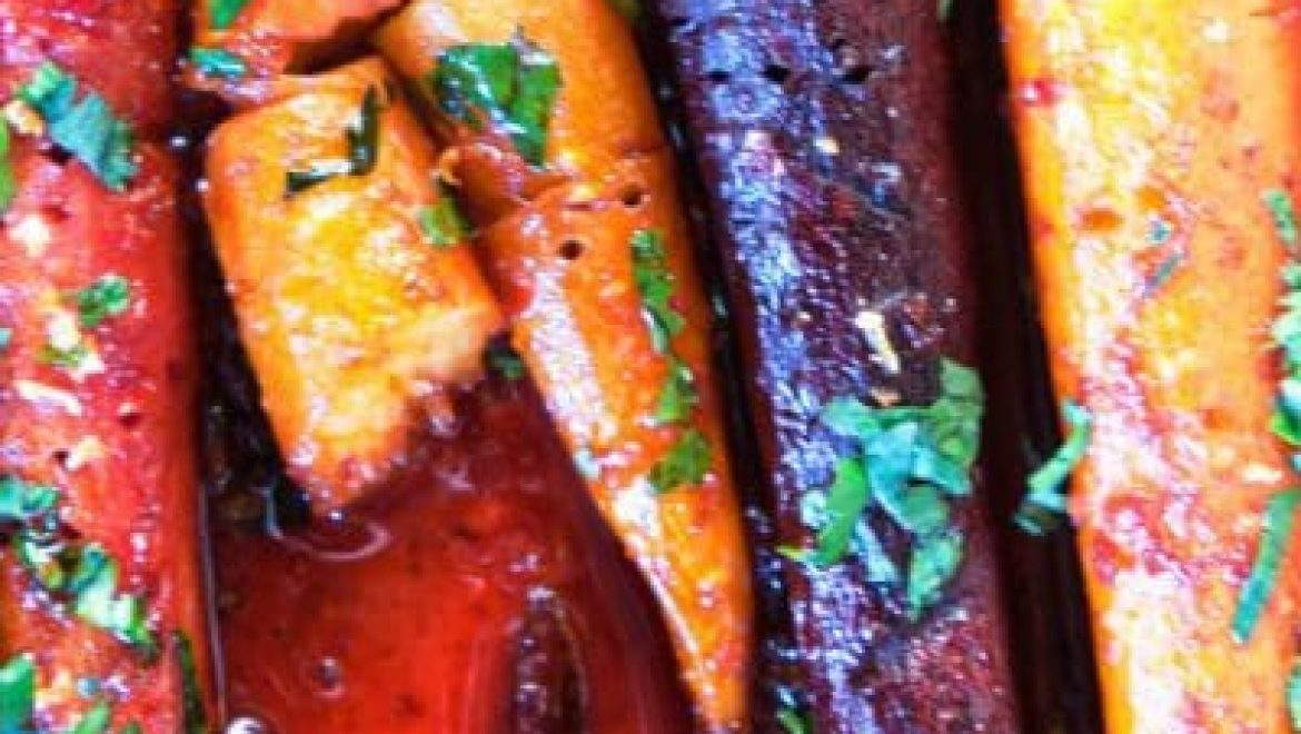 גזר אפוי באריסה ודבש