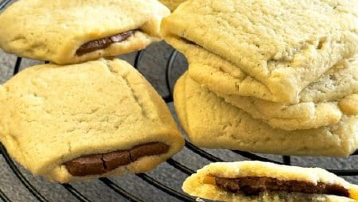 עוגיות במילוי שוקולד עם טריק