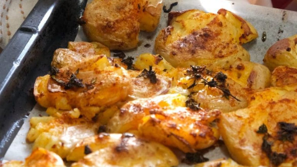 תפוחי אדמה מעוכים בתיבול מושלם