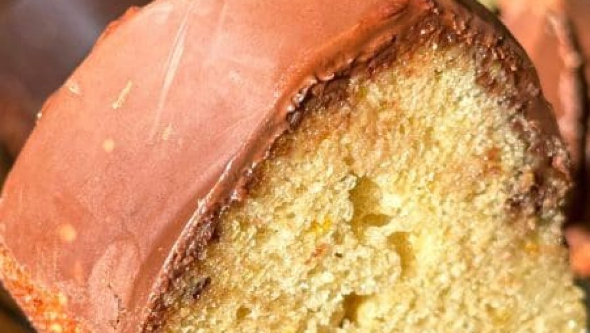 עוגת תפוז בציפוי שוקולד מהיר