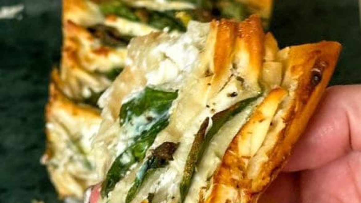 באניצה במילוי גבינת פטה ותרד