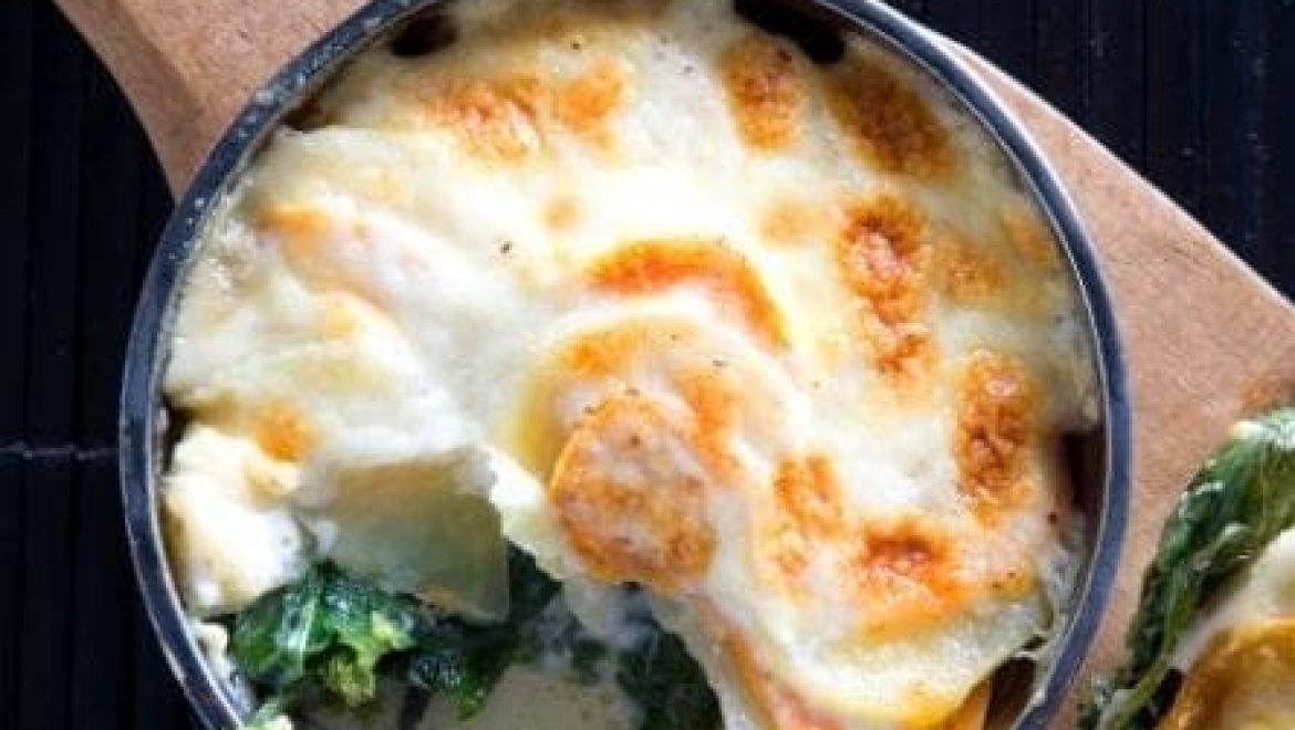 גרטן תרד ותפוחי אדמה