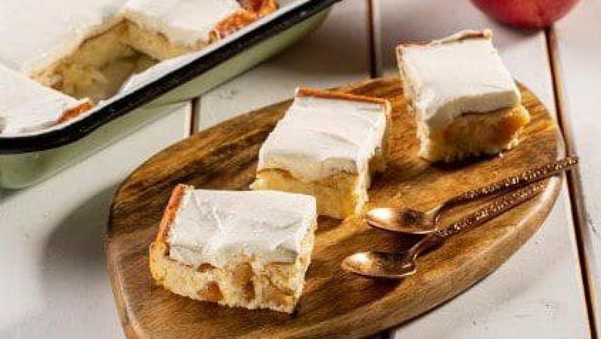 עוגת גבינה ותפוחים בקלי קלות