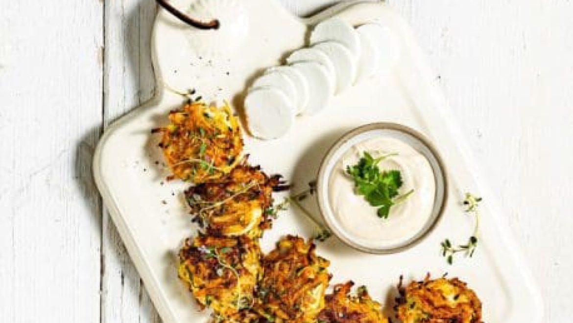 לביבות במילוי גבינת עיזים