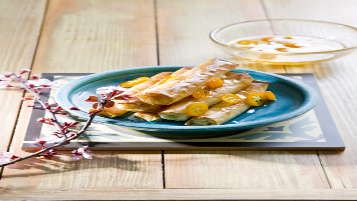 סיגרים מתוקים במילוי קרם שקדים