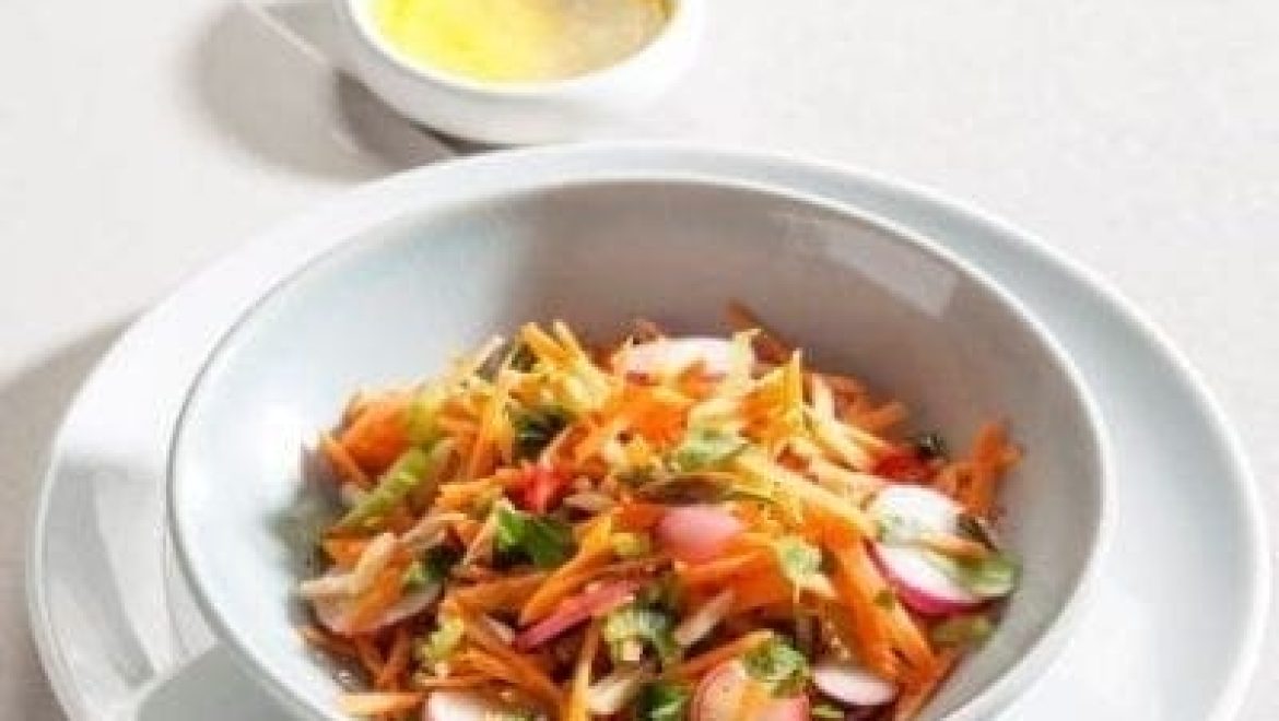 סלט גזר צבעוני פיקנטי