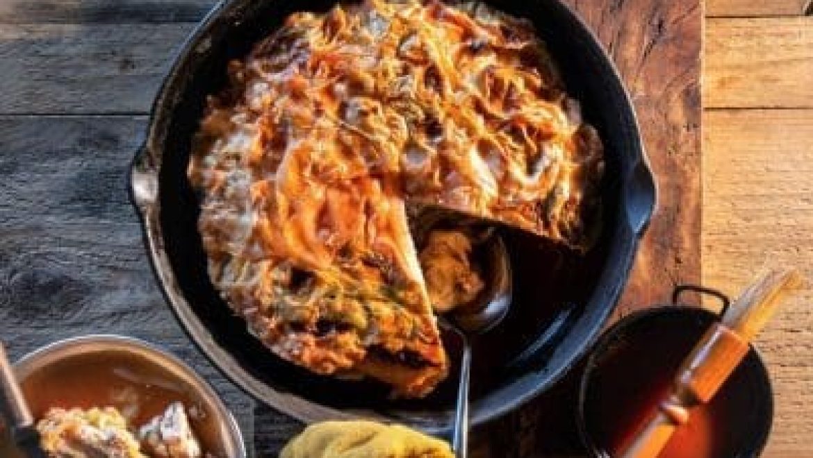 עוגת כרוב במחבת