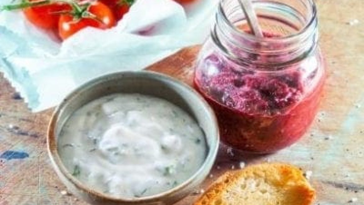 מטבלים -"דיפים" סלק ויוגורט