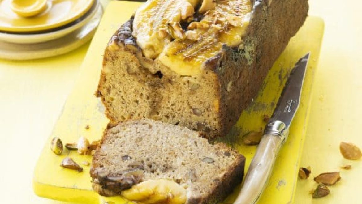 לחם בננות ואגוזים
