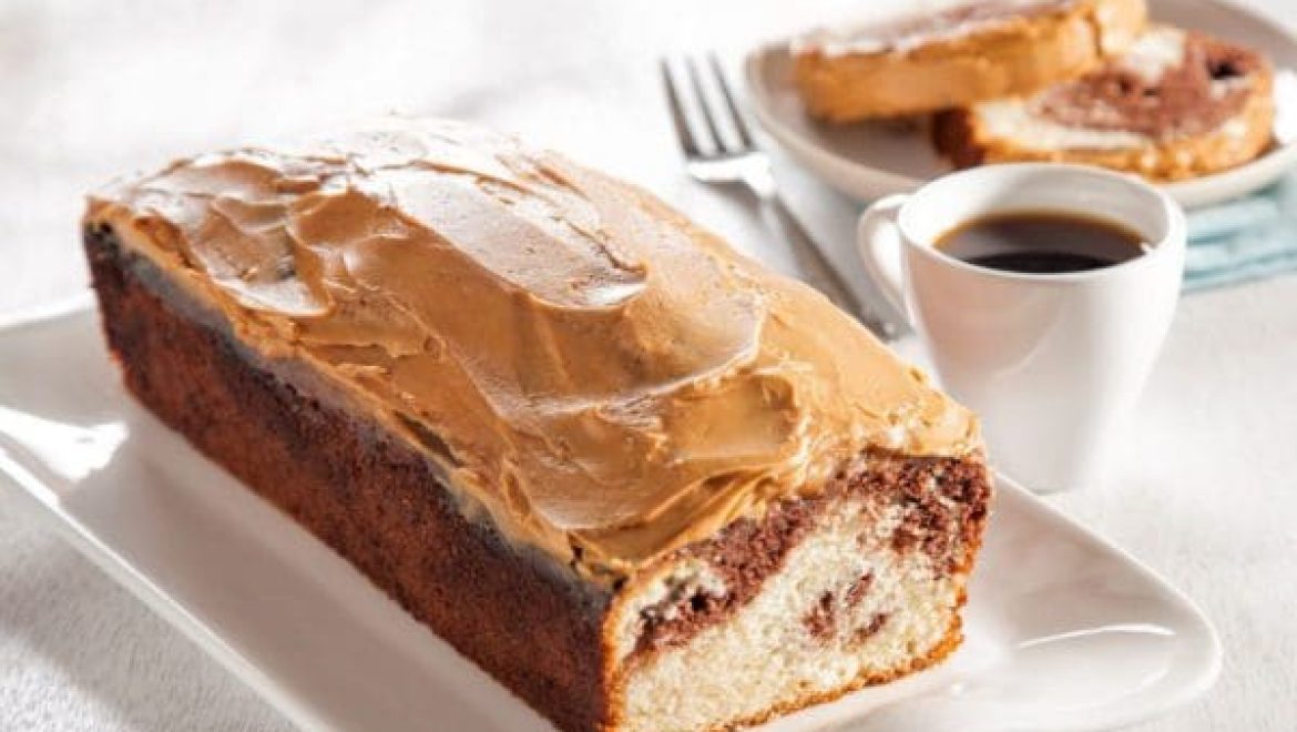 עוגת שיש עם חמאת בוטנים