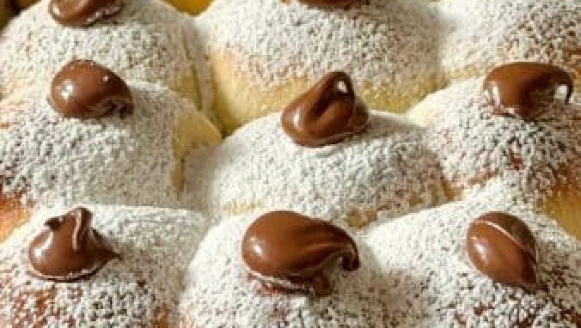 מיני סופגניות אפויות במילוי שוקולד