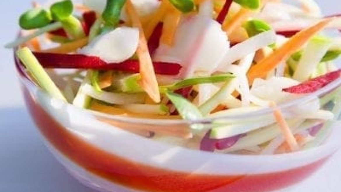 סלט שורשים בניחוח תפוז