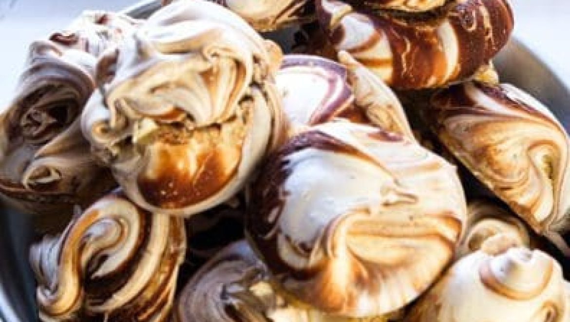 ענני מרנג ושוקולד