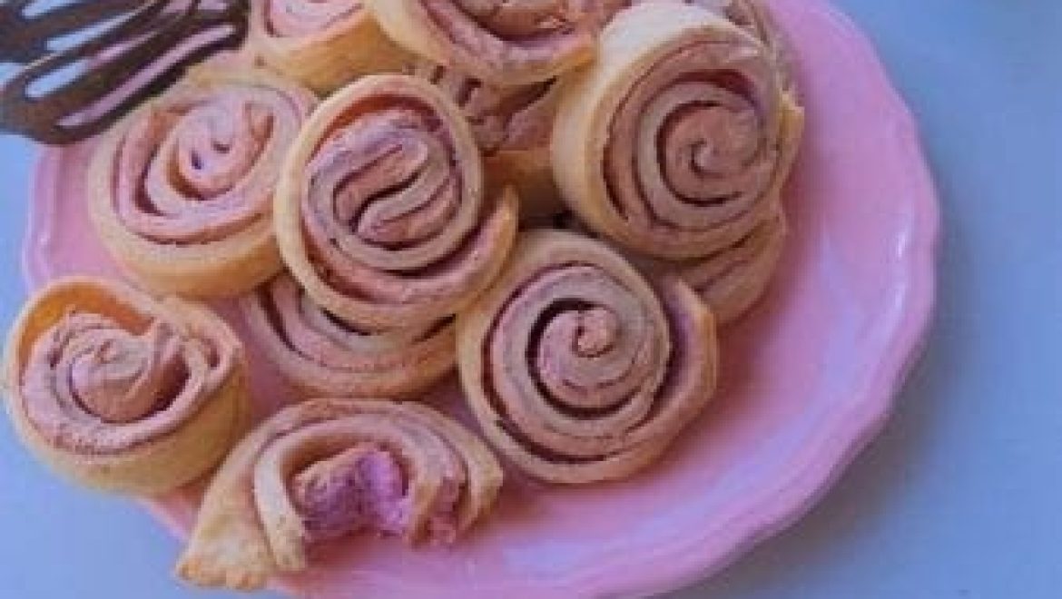 עוגיות שושנים ורודות