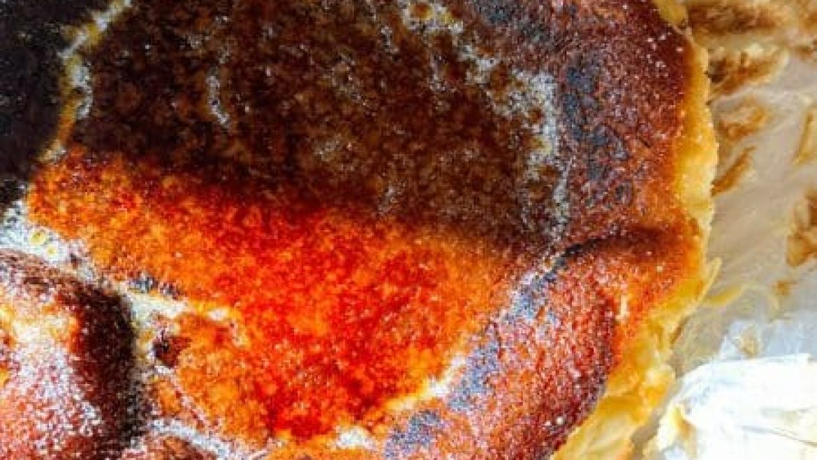 עוגת גבינה באסקית ברולה