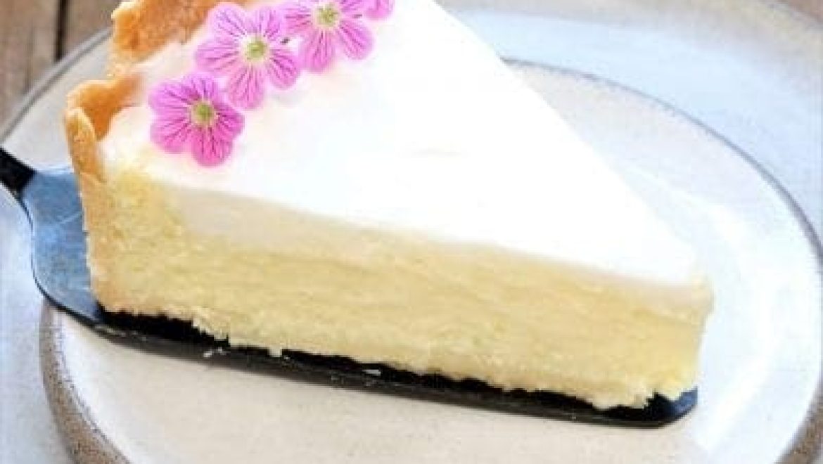 עוגת גבינה אפויה קלאסית ללא הקצפות