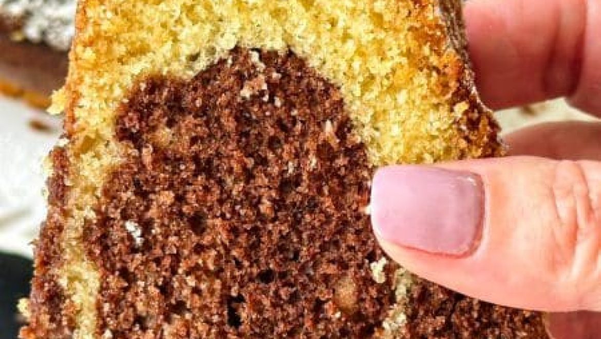 עוגת שיש בחושה בתבנית גוגלהוף