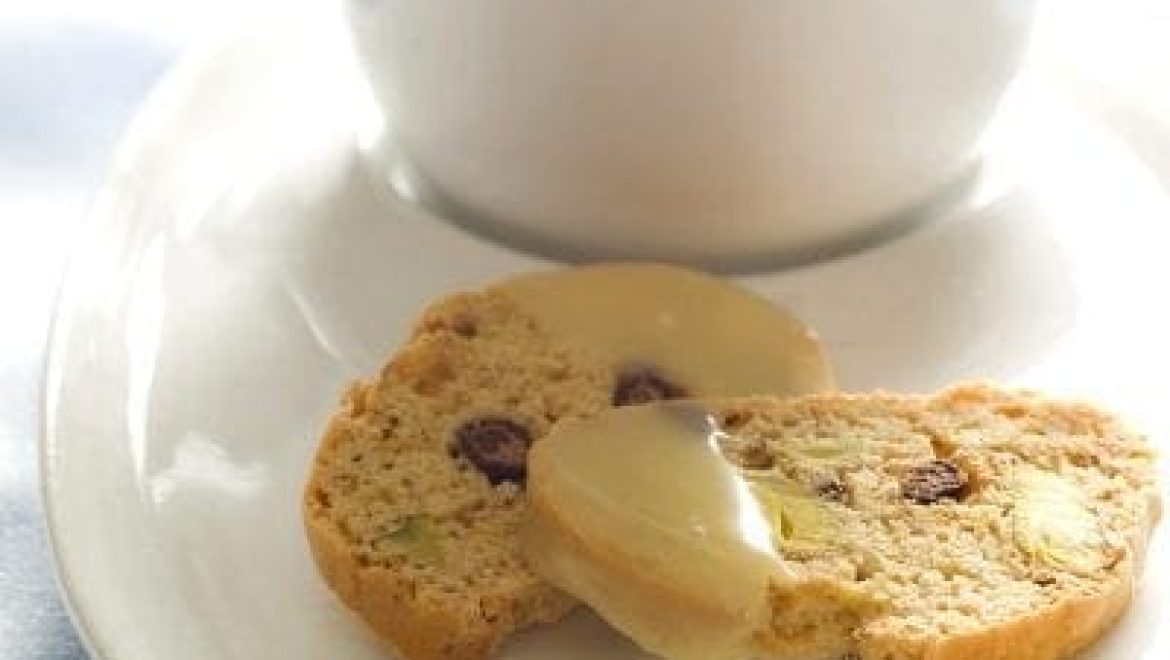 קנטוצ'יני פיסטוק ושוקולד