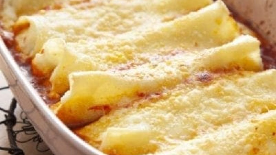 קנלוני במילוי גבינה וכרובית