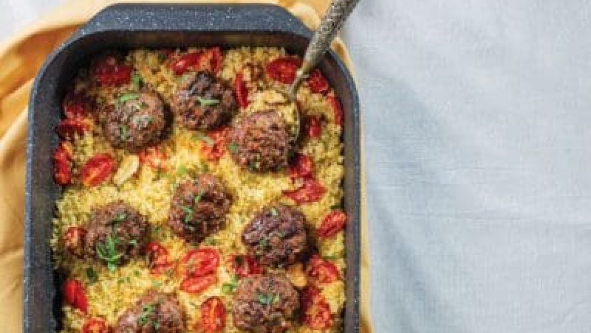 קציצות עננים עם בורגול בתבנית אחת