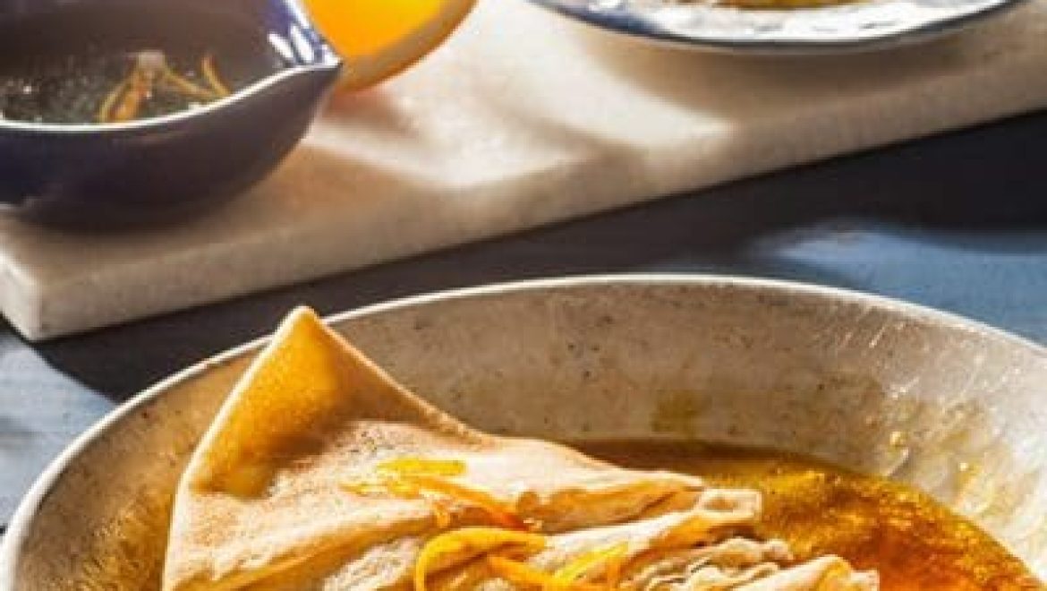 קרפ ברוטב תפוזים קלאסי